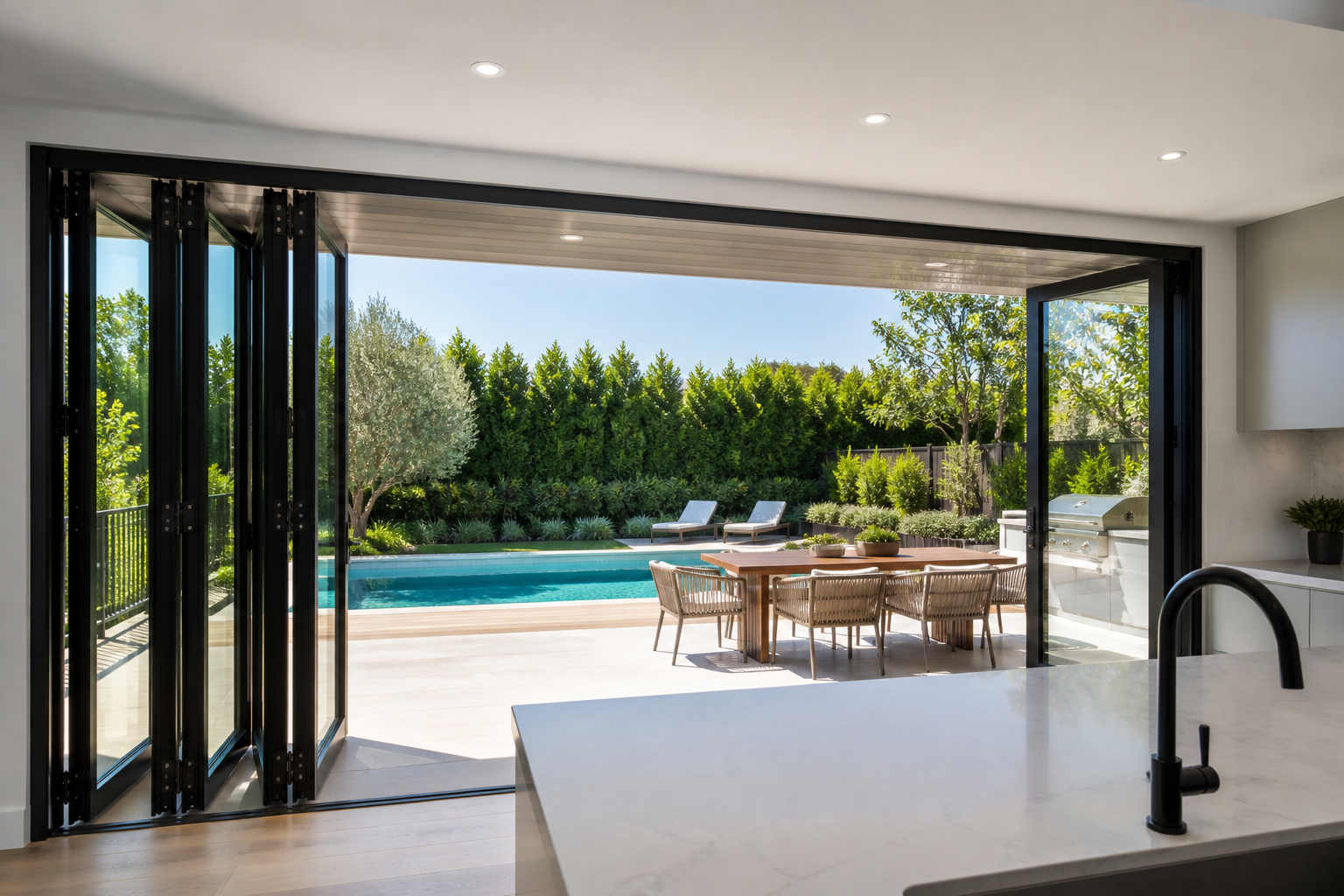 VLX 100 Bifold / Folding Door in Orlando, FL | Juniper Windows Orlando - detail 4