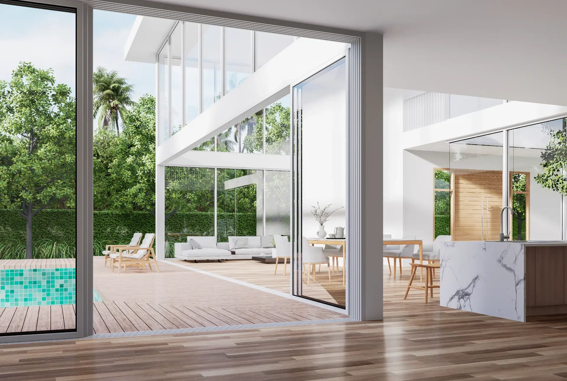 VLX 138 Panoramic Sliding Door in Orlando, FL | Juniper Windows Orlando - detail 1