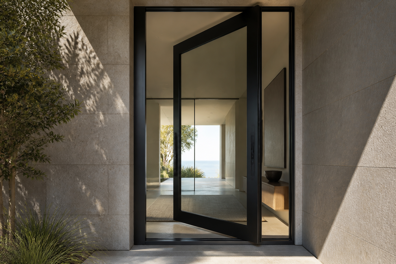 VLX 100 Pivot Door in Orlando, FL | Juniper Windows Orlando - detail 2